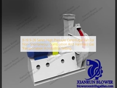 9-19 9-26 Series Ventilator ly tâm áp suất cao cho đốt không tự phát và vận chuyển khí vô hại trong môi trường công nghiệp