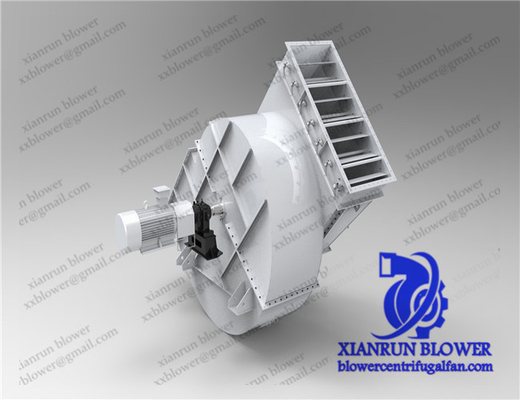 Quạt hút công nghiệp 220V 380V, Quạt ly tâm hướng tâm mặt bích đầu ra