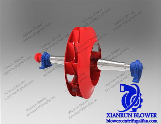 Nhóm Rotor quạt ly tâm cho áp suất cao Vòng xoay thổi ly tâm