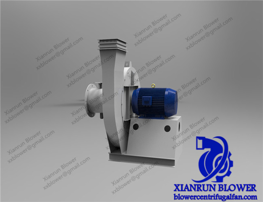 Quạt cong ly tâm ngược áp suất cao 350KW để hỗ trợ đốt cháy