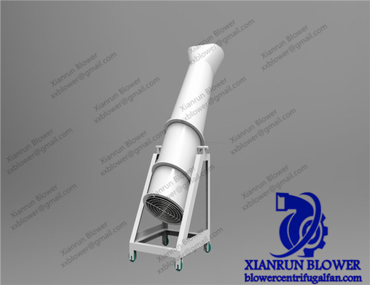 Quạt hướng trục công nghiệp bằng lò nung xi măng Độ ồn thấp ISO 9001 đã được phê duyệt