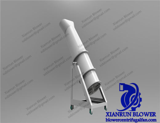 Quạt hướng trục công nghiệp bằng lò nung xi măng Độ ồn thấp ISO 9001 đã được phê duyệt