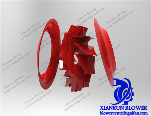 Nhà máy xi măng Cánh quạt ly tâm 400mm-3500mm Chống mài mòn