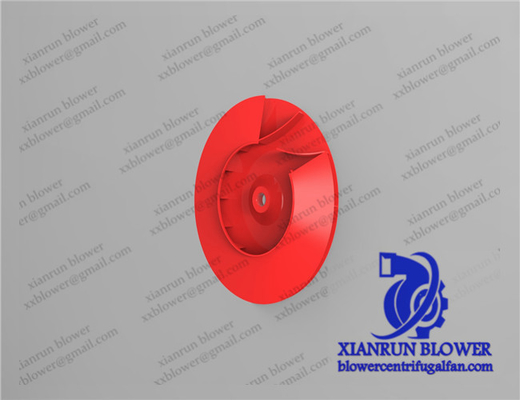 Phụ kiện quạt ly tâm cong ngược Bánh xe cánh quạt Bộ phận quạt ly tâm màu đỏ