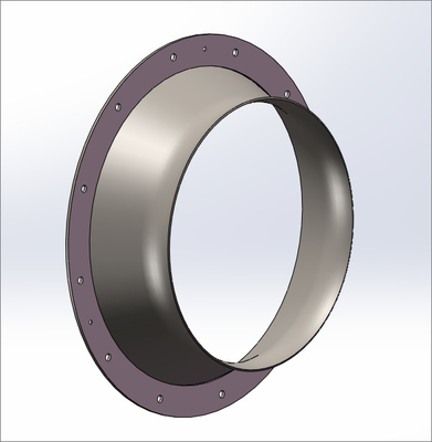 Bộ phận quạt ly tâm Q345 Cánh quạt gió Bộ phận giảm thanh Vòng bi Rotor Vòng bi Rotor hình nón