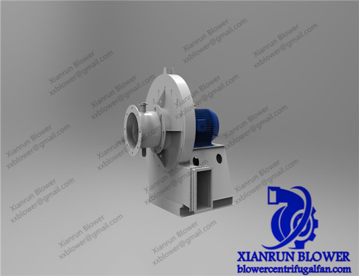 Quạt ly tâm áp suất cao để vận chuyển vật liệu và các chất không ăn mòn, không tự bốc cháy, không dính