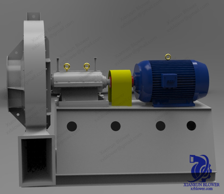Chuyển tiếp Quạt ly tâm lớn cong về phía trước 3000Pa-25425Pa