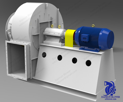 Quạt ly tâm một đầu vào nghiêng về phía sau 5KW - 350KW ISO 9001 đã được phê duyệt