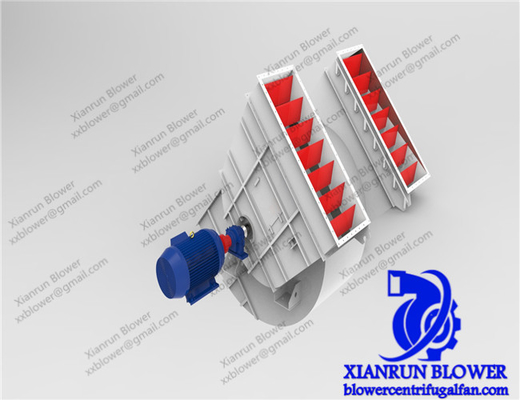 Độ ồn thấp Quạt ly tâm đôi đầu vào cong về phía trước 5KW-350KW